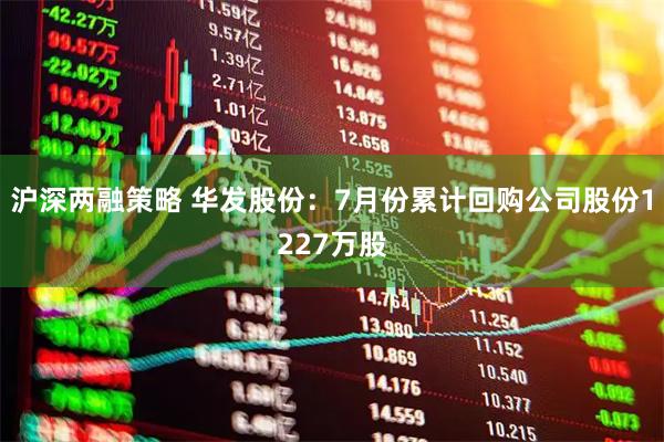 沪深两融策略 华发股份：7月份累计回购公司股份1227万股